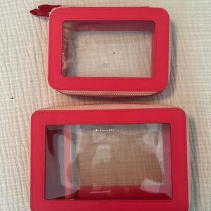 Truffle clear cosmetic bag set